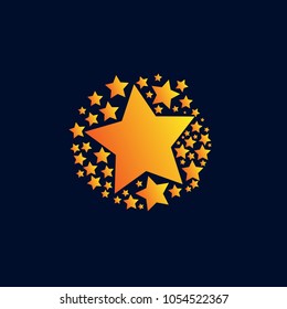 shooting star logo icon