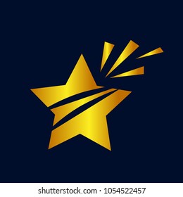 shooting star logo icon