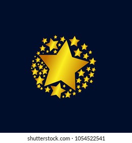 shooting star logo icon