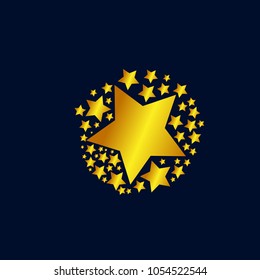 shooting star logo icon