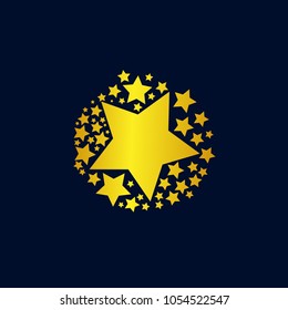 shooting star logo icon