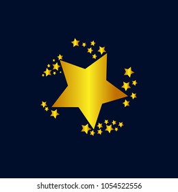 shooting star logo icon