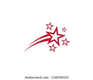 Shooting Star Symbol Illustration Stock Vector (Royalty Free ...