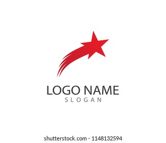 Shooting star symbol illustration