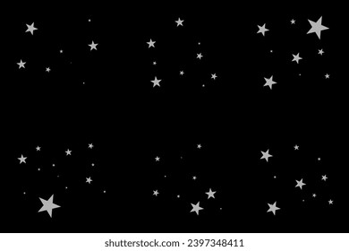 Estrella de tiro White
Una estrella fugaz con un elegante rastro estrella en un fondo negro. Estrellas festivas rocian polvo. Vector png.