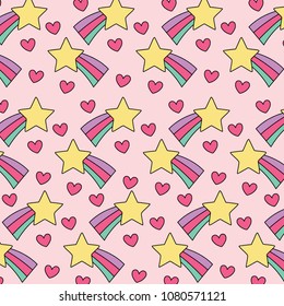 shooting stars background