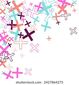 Shooting stars confetti. Multi-colored stars. Festive background. Light Pink, Yellow vector texture with beautiful stars.