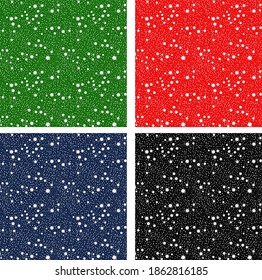 Shooting stars simple pattern on various backgrounds.