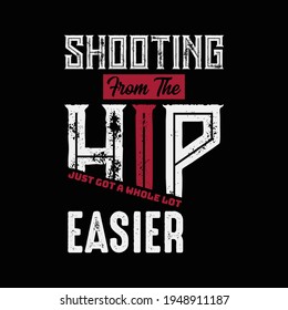 Shooting t shirt design template - best t shirt design.