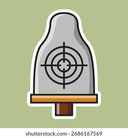 Vector editable de la etiqueta engomada del estilo de la historieta