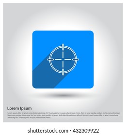 Shooting target icon