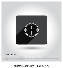 Shooting target icon 