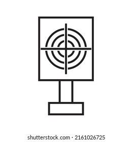 Shooting target icon design. vector illustration