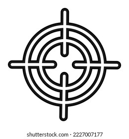 Shooting Target V40 Patch Streetwear, Urban Design Black and White Color Patch Uso comercial