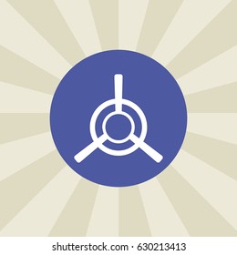 shooting-mark icon. sign design. background
