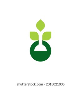 shoots tree logo design concept 