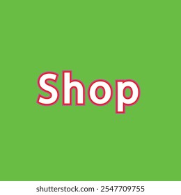 SHOP 3D TEX shop, 3D text, retail typography