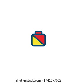 Shop Abstract logo icon template design in Vector illustration