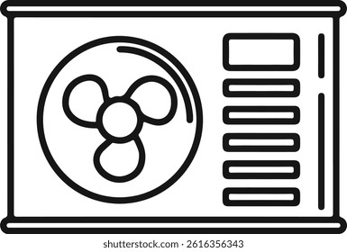  Shop air conditioner  Outline shop air