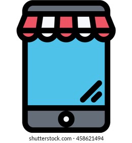 shop app outline icon