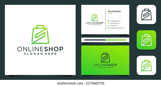 shop arrwo logo illustraction vector graphic design template. Good for business, company, icon, modern, technology, internet, brand, advertising, and business card