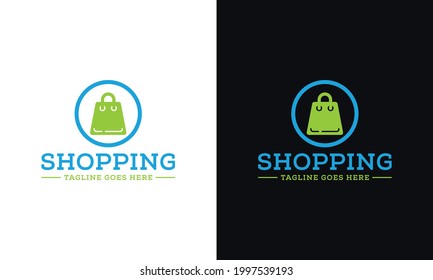 Logo-Designvorlage für Shop-Taschen.