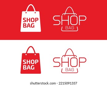 Tienda de bolsos Comprar Venta Moda Aplicación Ecommerce Logo Vector de diseño para la empresa de marcas comerciales