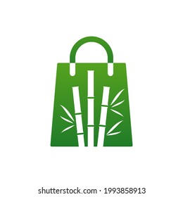 Shop Bamboo logo vector template, Creative Bamboo logo design concepts