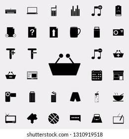 shop basket icon. web icons universal set for web and mobile on white background