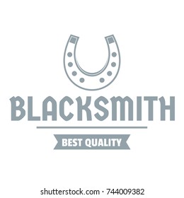 Shop blacksmith logo. Simple illustration of shop blacksmith vector logo for web