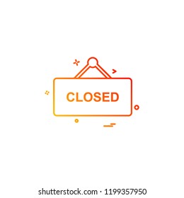 Shop board icon design vector 