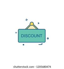Shop board icon design vector 