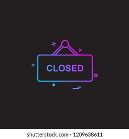 Shop board icon design vector 