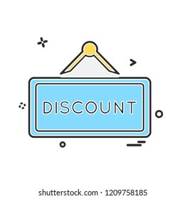 Shop board icon design vector