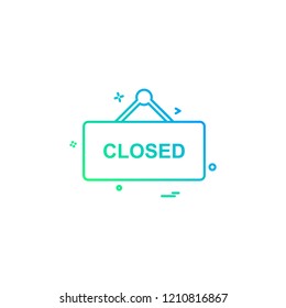 Shop board icon design vector 
