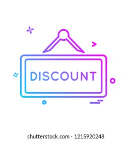 Shop board icon design vector