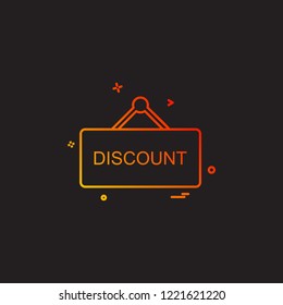 Shop board icon design vector 