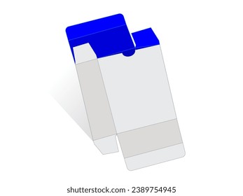 Plantilla de línea de caja de compras, archivo de vector modificable