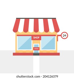 Shop building