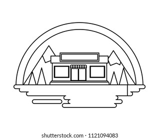 shop building icon