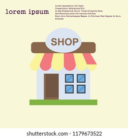 shop, building icon