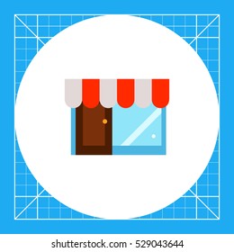 Shop building icon