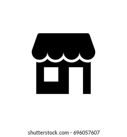 Shop building icon illustration isolated vector sign symbol