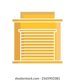 shop building icon, simple flat style, illustration, logo sign symbol pictogram template, for ui or ux isolated on white for mobile app, editable	