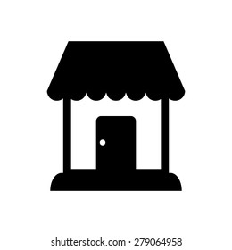 shop building symbol icon vector illustration eps10 on white background