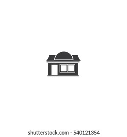 Shop. Building Vector Icon.