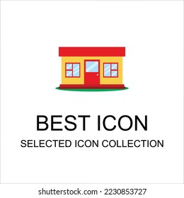 shop building vector illustration can be used for digital and print