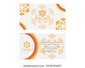 Shop business card, corporate business card free vector eps 10 file 