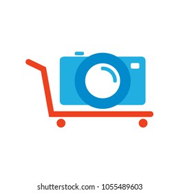 Shop Camera Logo Icon Design