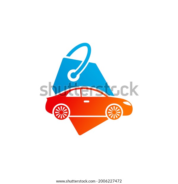 Shop Car logo vector template, Creative Car logo\
design concepts